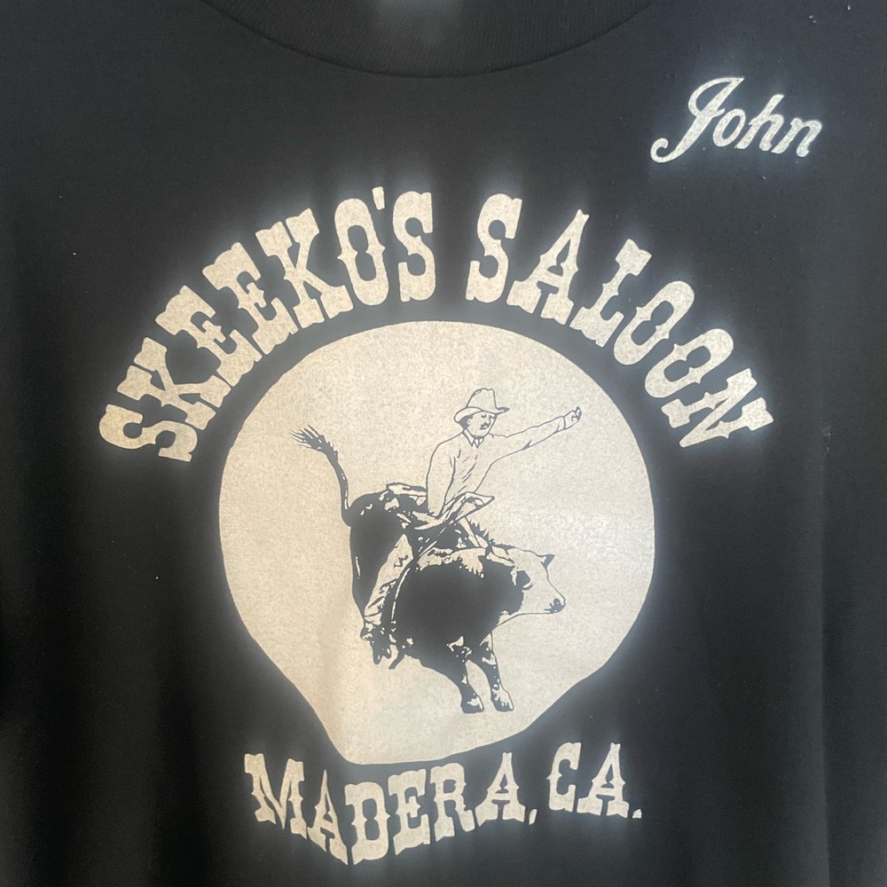 Vintage Jerzees Black Graphic Tee